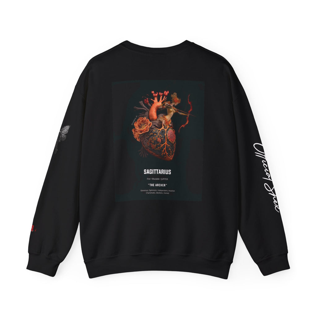 Smiley Face Crewneck Sagittarius Edition Sweatshirt — Zodiac Libra Graphic Pullover