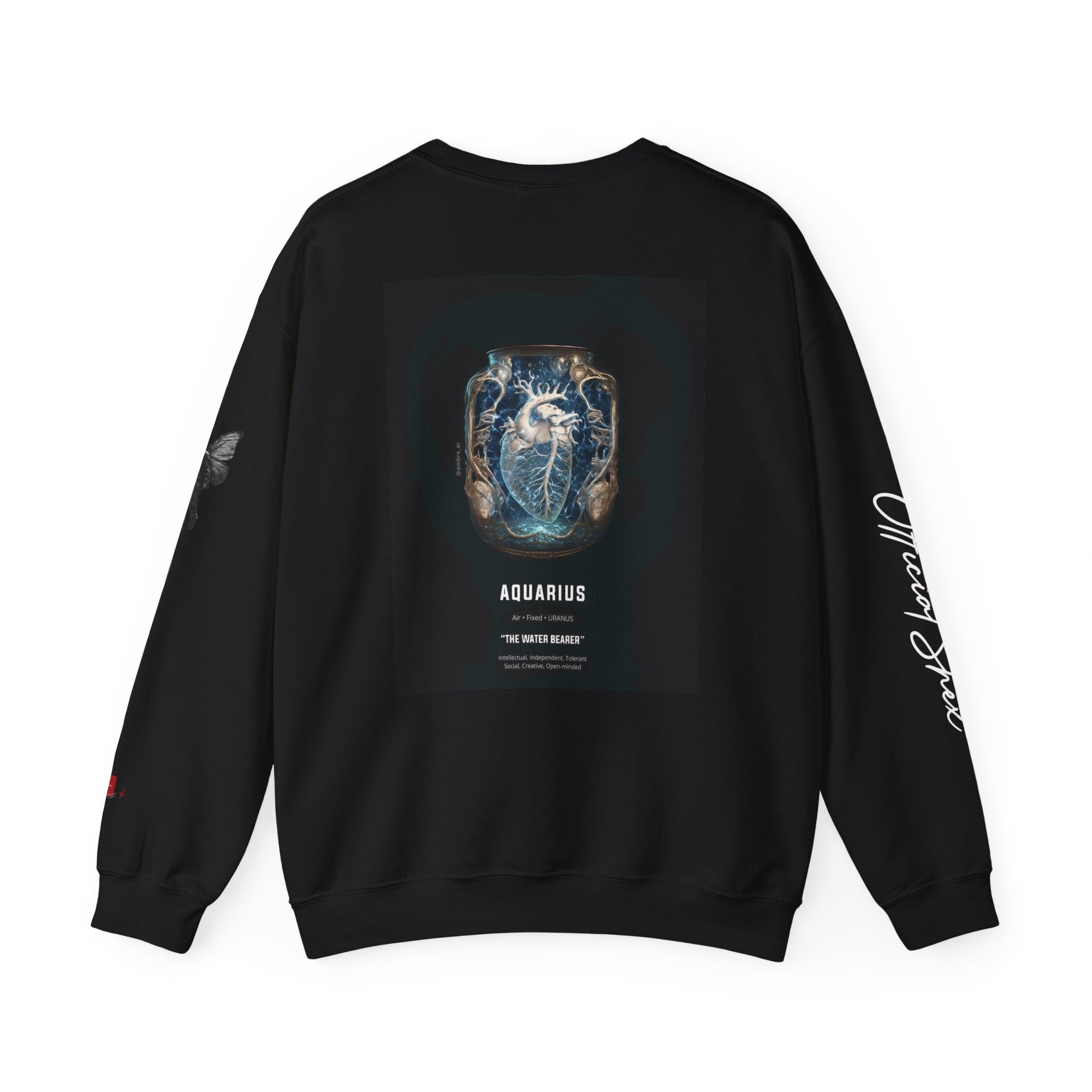 Smiley Face Crewneck Aquarius Edition Sweatshirt — Zodiac Libra Graphic Pullover