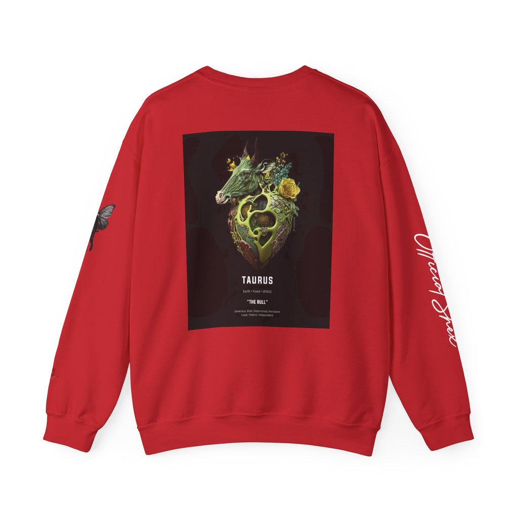 Smiley Face Crewneck Taurus Edition Sweatshirt — Zodiac Libra Graphic Pullover