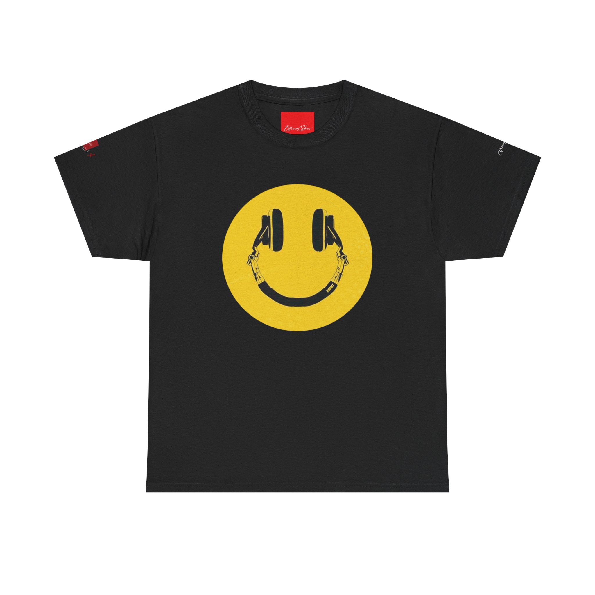 T-Shirt — Psychedelic Smiley & All-Seeing Eye Graphic Tee