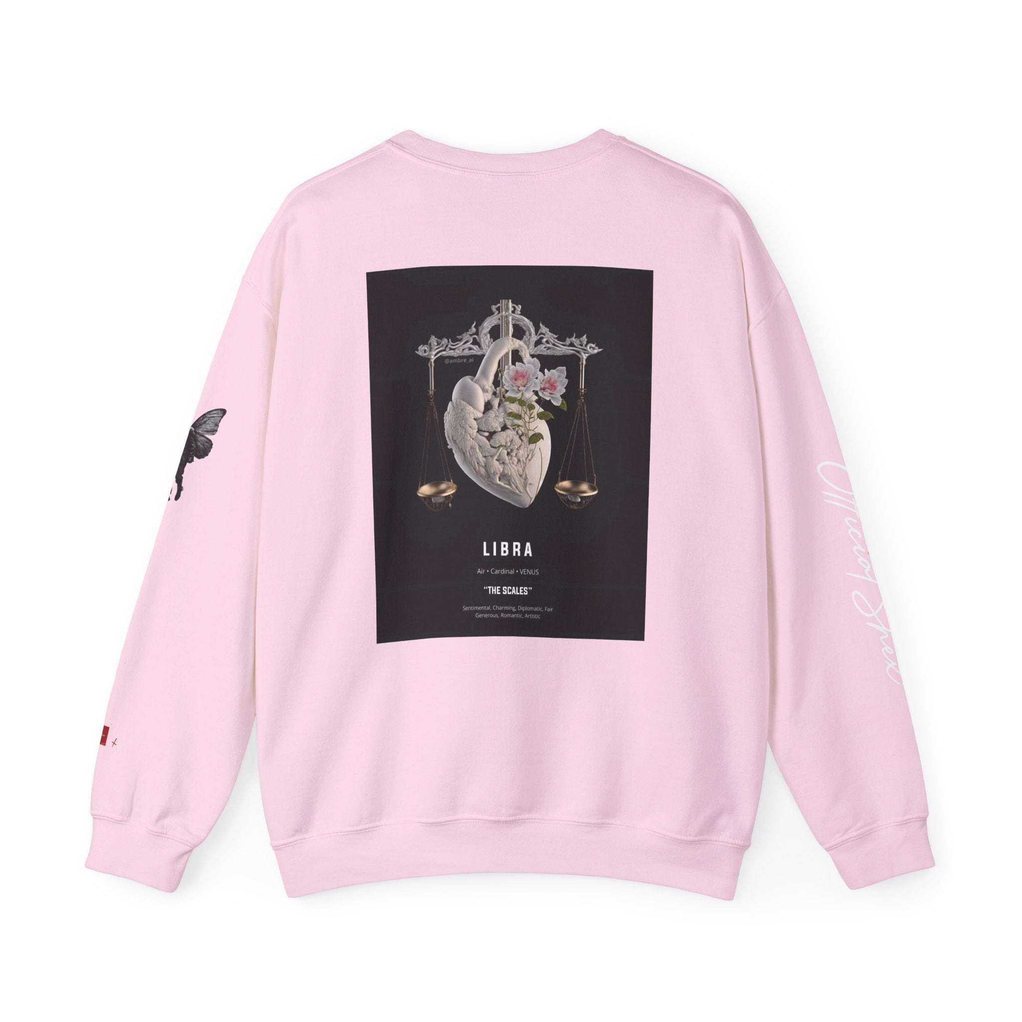 Smiley Face Crewneck Libra Edition Sweatshirt — Zodiac Libra Graphic Pullover