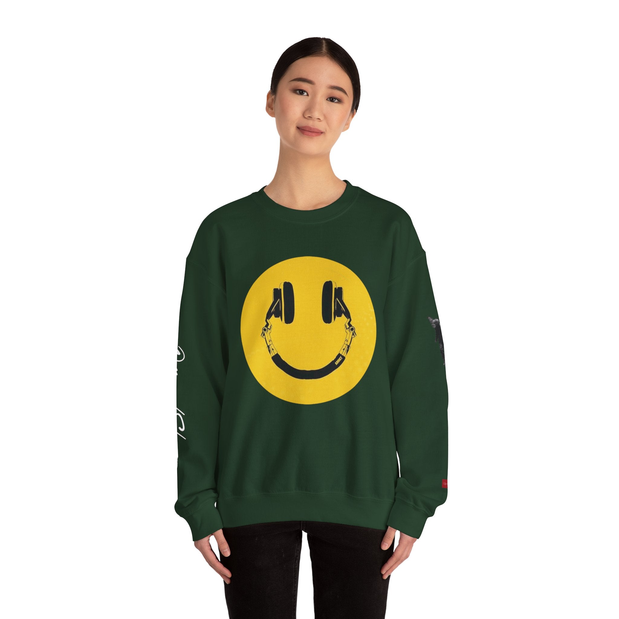 Smiley Face Crewneck Aquarius Edition Sweatshirt — Zodiac Libra Graphic Pullover