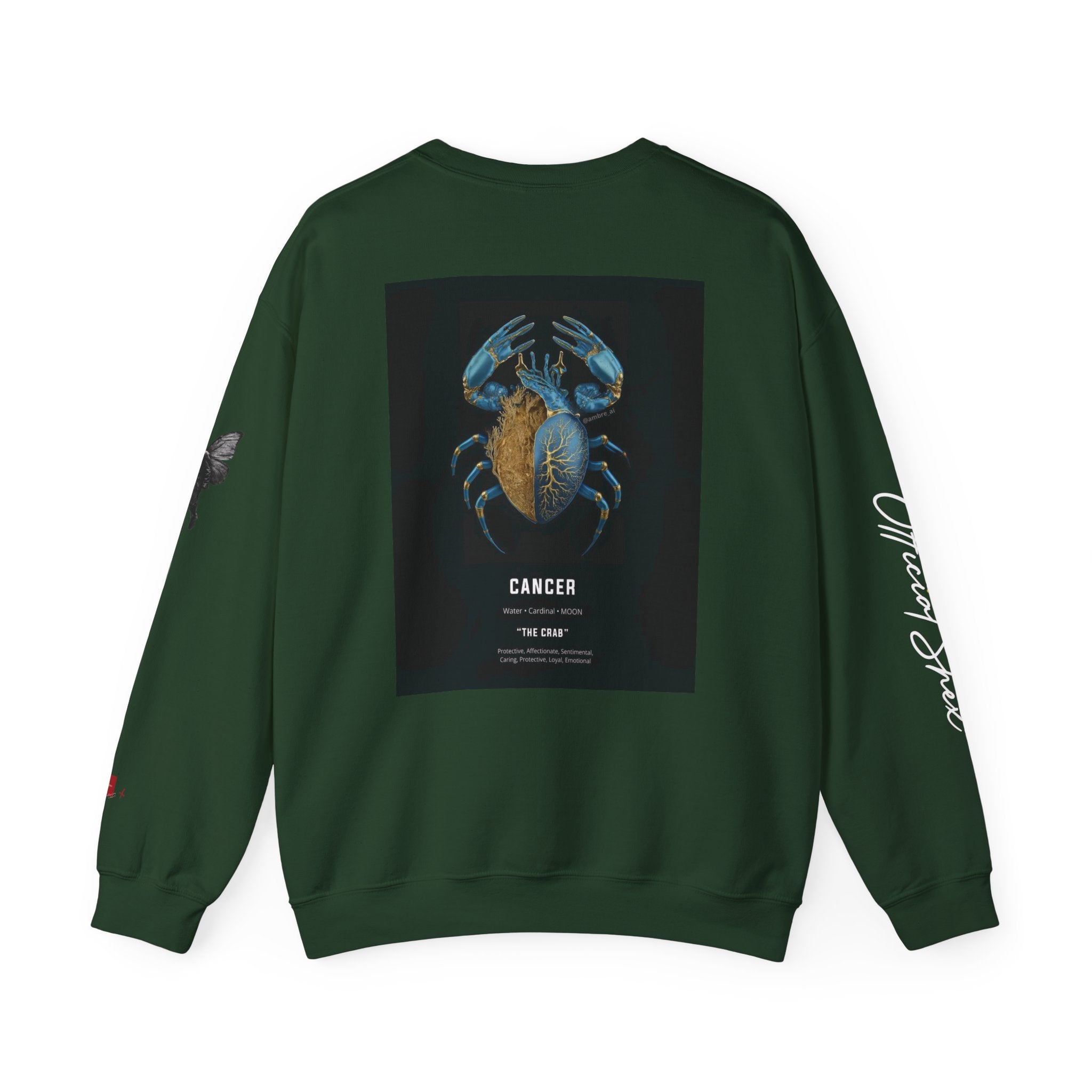 Smiley Face Crewneck Cancer Edition Sweatshirt — Zodiac Libra Graphic Pullover