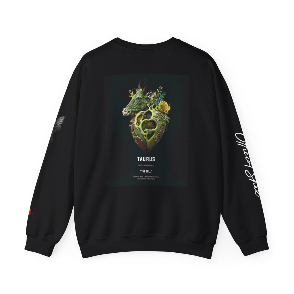 Smiley Face Crewneck Taurus Edition Sweatshirt — Zodiac Libra Graphic Pullover
