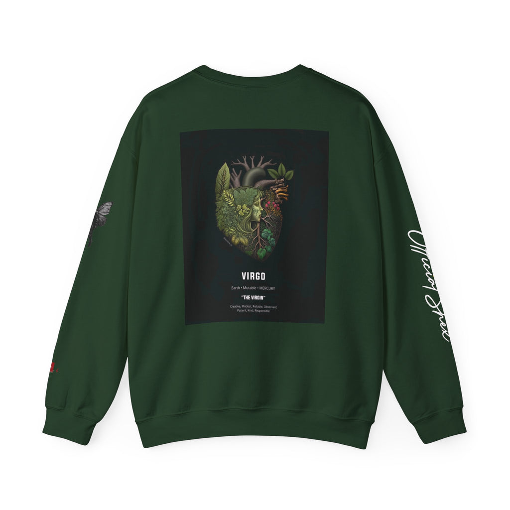 Smiley Face Crewneck Virgo Edition Sweatshirt — Zodiac Libra Graphic Pullover