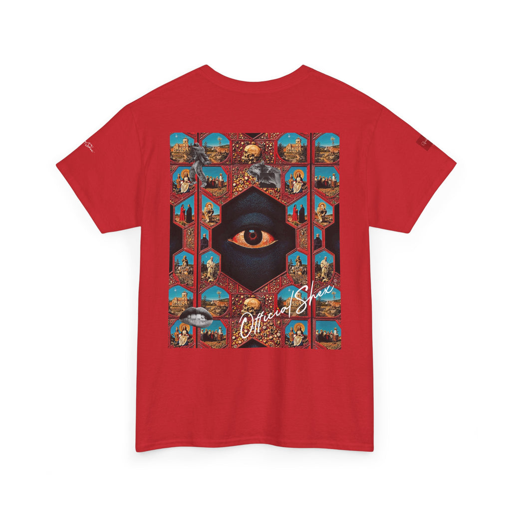 T-Shirt — Psychedelic Smiley & All-Seeing Eye Graphic Tee