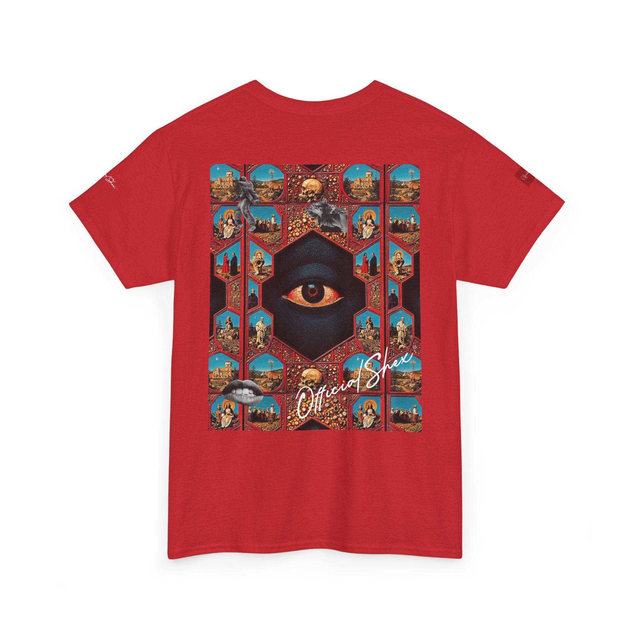 T-Shirt — Psychedelic Smiley & All-Seeing Eye Graphic Tee