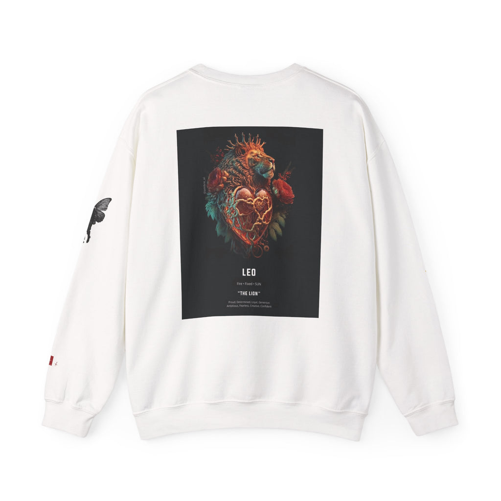 Smiley Face Crewneck Leo Edition Sweatshirt — Zodiac Libra Graphic Pullover