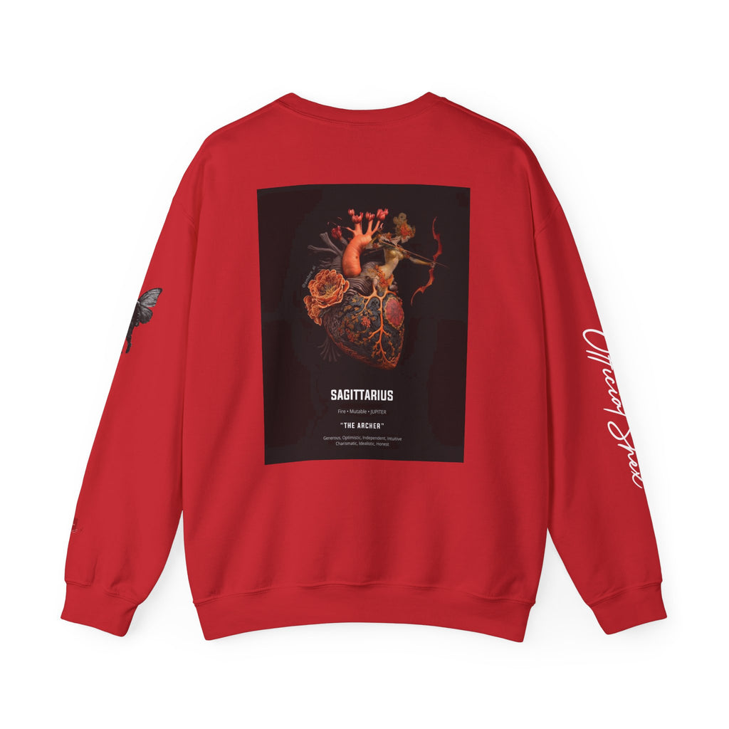 Smiley Face Crewneck Sagittarius Edition Sweatshirt — Zodiac Libra Graphic Pullover