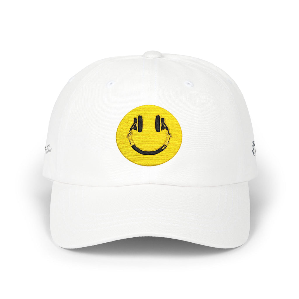 Embroidered Smiley Dad Cap – Vintage Cheer Baseball Hat