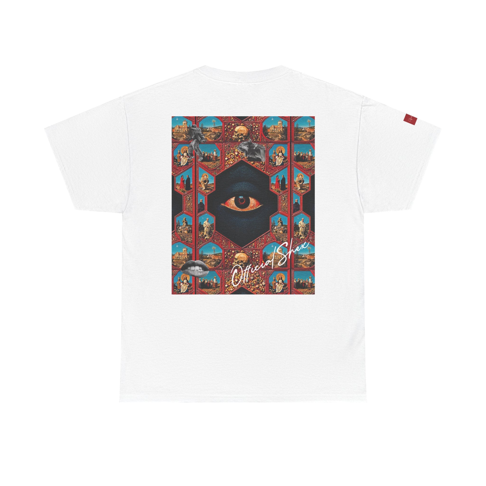 T-Shirt — Psychedelic Smiley & All-Seeing Eye Graphic Tee