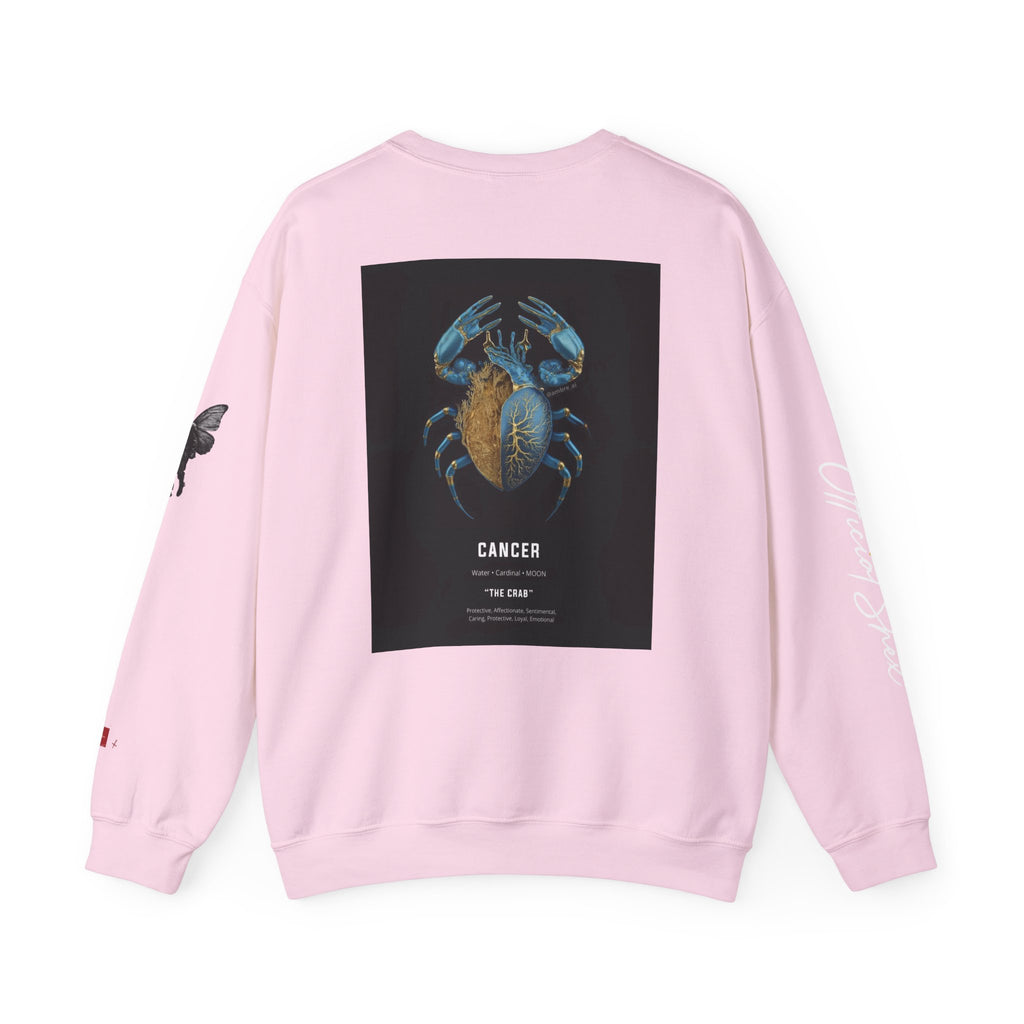Smiley Face Crewneck Cancer Edition Sweatshirt — Zodiac Libra Graphic Pullover