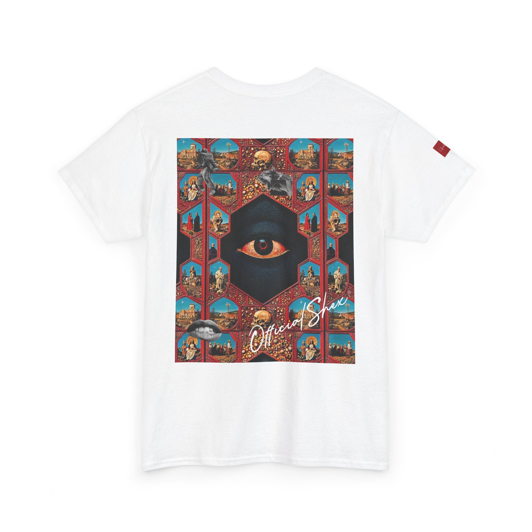 T-Shirt — Psychedelic Smiley & All-Seeing Eye Graphic Tee