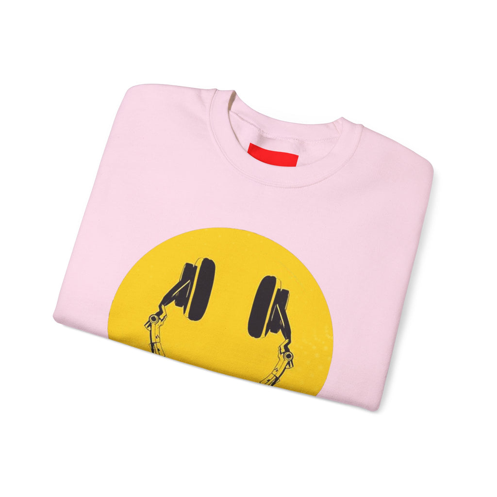 Aquarius Smiley Face Crewneck Sweatshirt — Zodiac Libra Graphic Pullover
