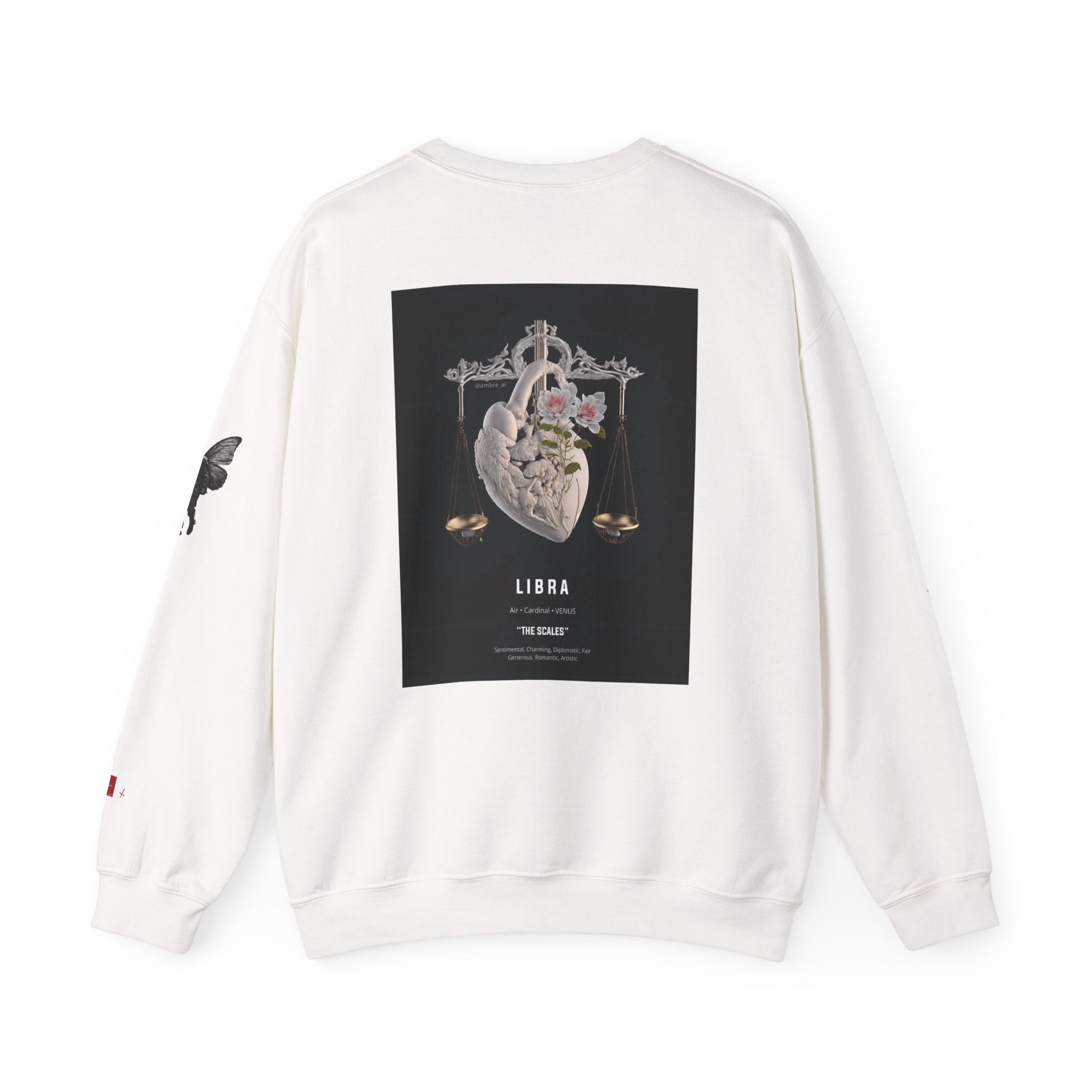 Smiley Face Crewneck Libra Edition Sweatshirt — Zodiac Libra Graphic Pullover
