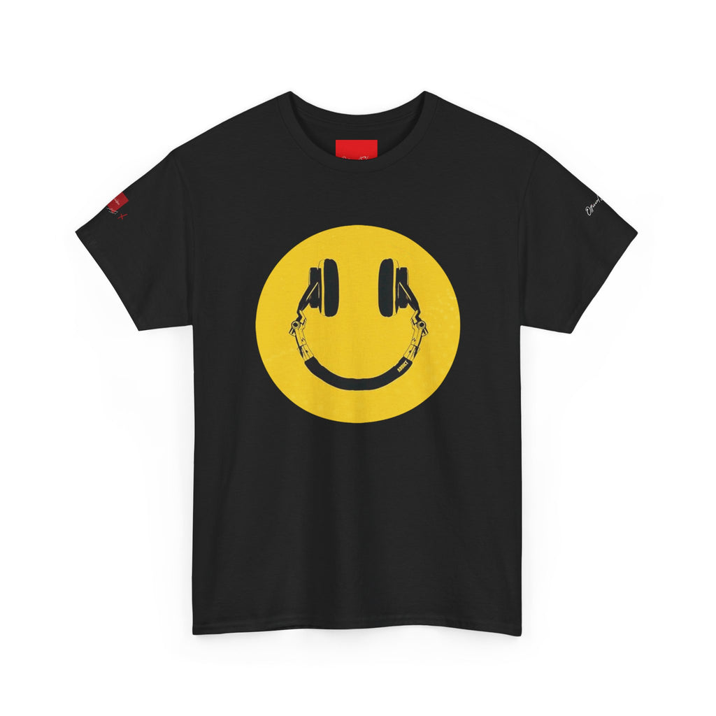 T-Shirt — Psychedelic Smiley & All-Seeing Eye Graphic Tee