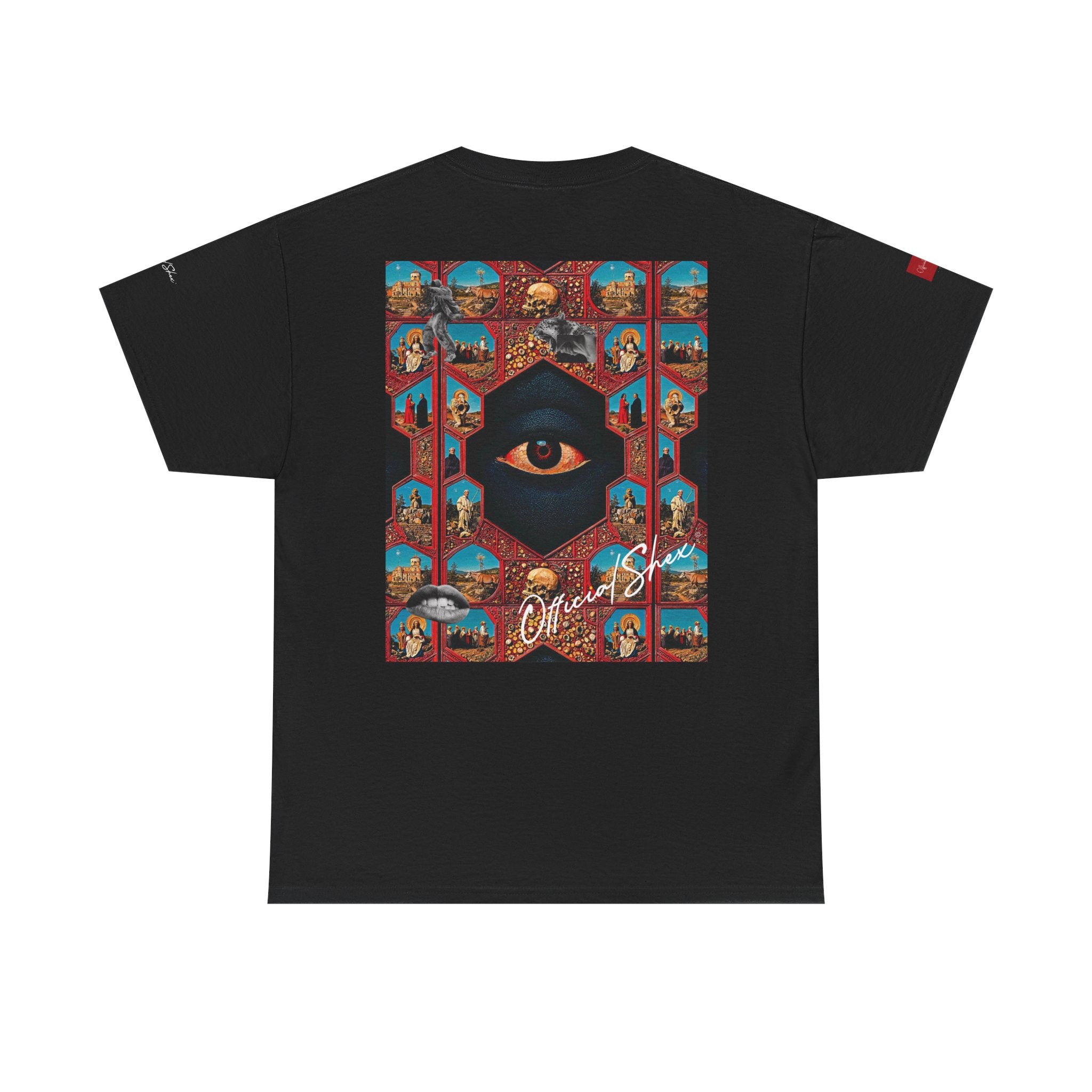 T-Shirt — Psychedelic Smiley & All-Seeing Eye Graphic Tee