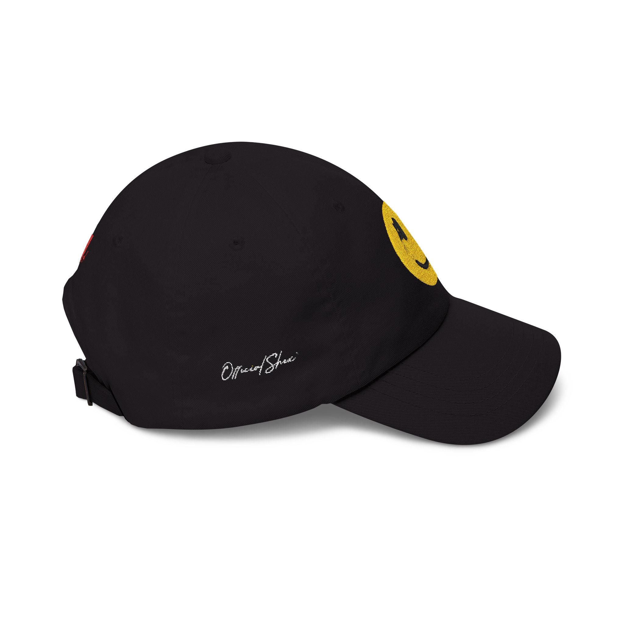 Embroidered Smiley Dad Cap – Vintage Cheer Baseball Hat