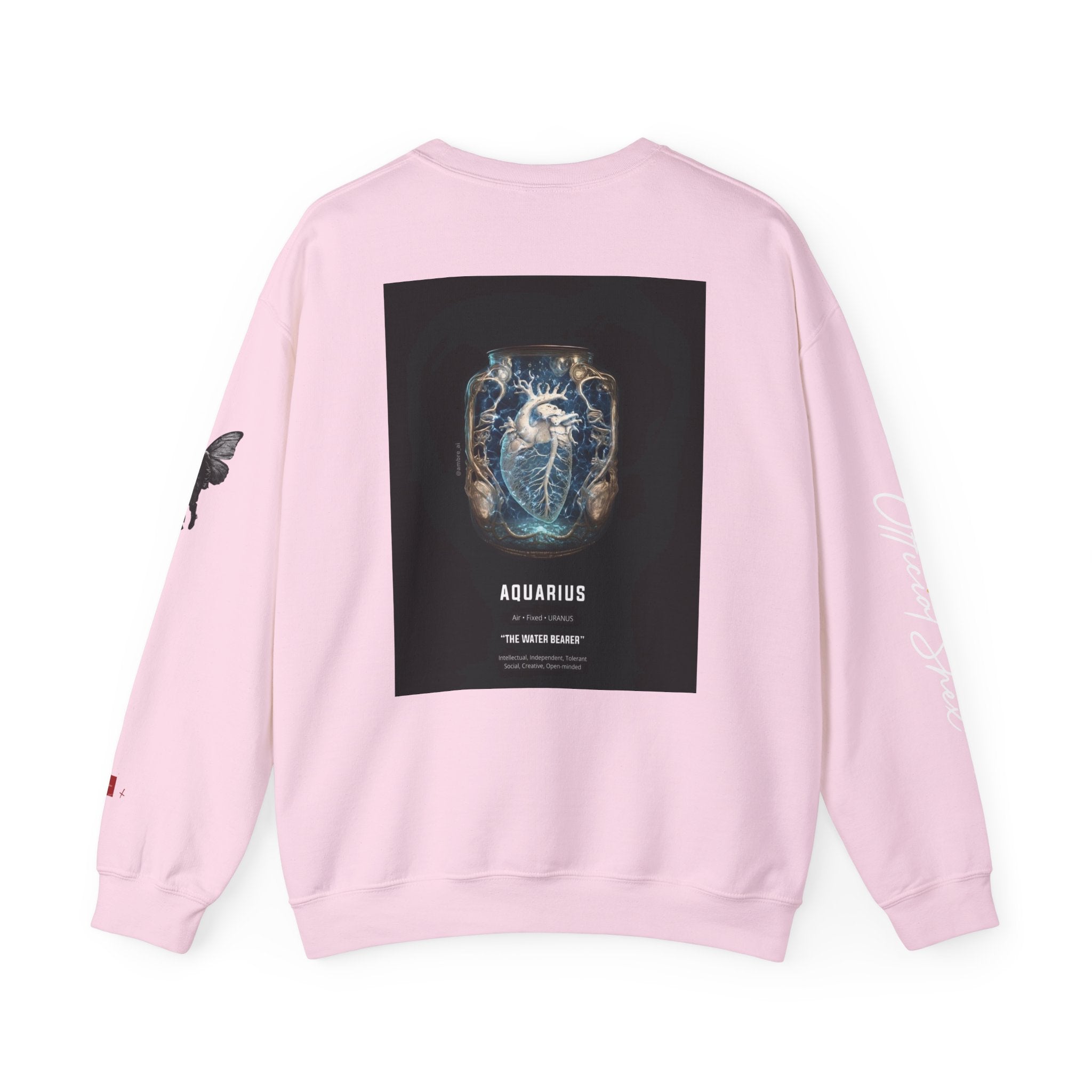 Smiley Face Crewneck Aquarius Edition Sweatshirt — Zodiac Libra Graphic Pullover