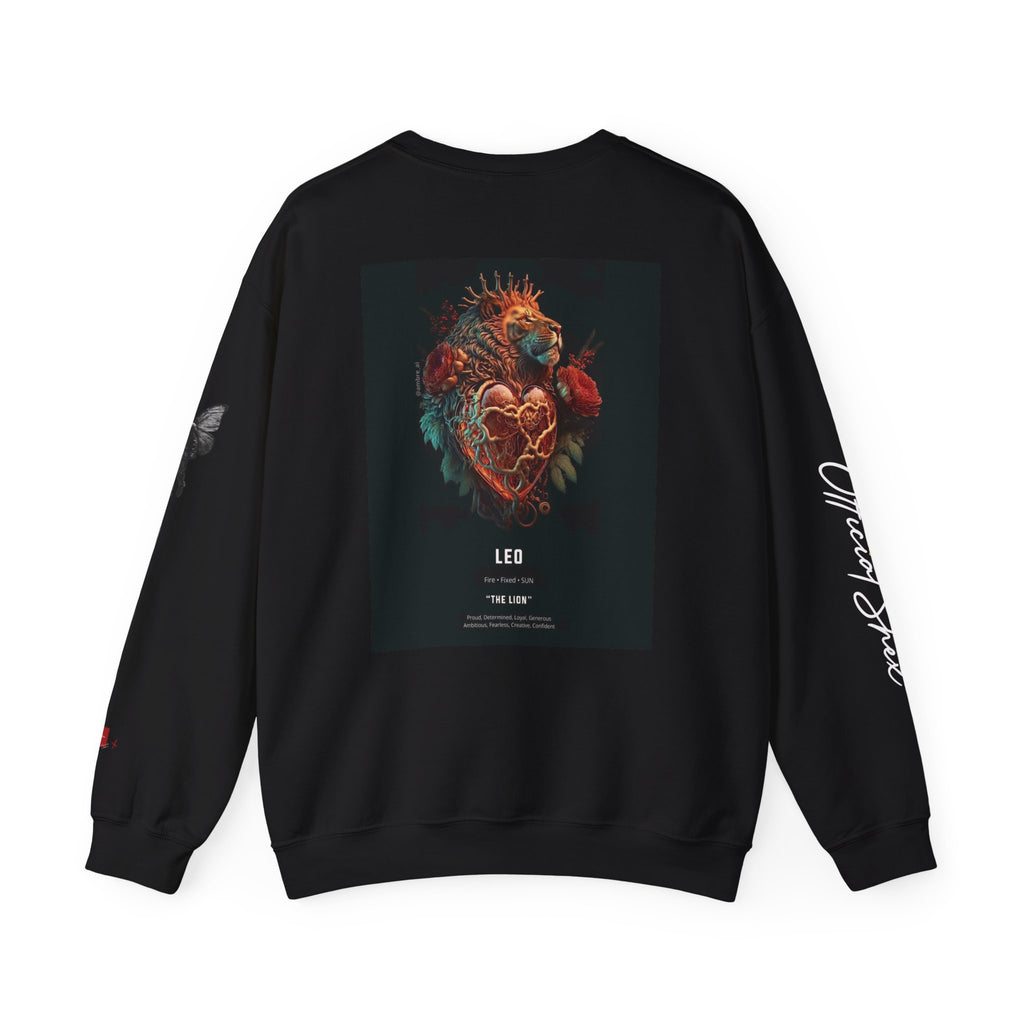 Smiley Face Crewneck Leo Edition Sweatshirt — Zodiac Libra Graphic Pullover