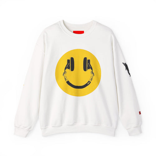 Aquarius Smiley Face Crewneck Sweatshirt — Zodiac Libra Graphic Pullover