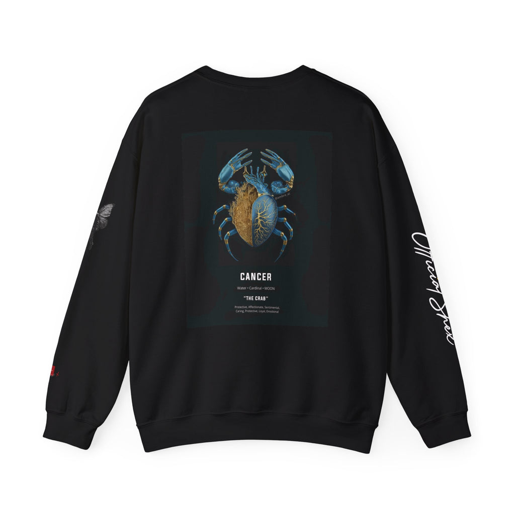 Smiley Face Crewneck Cancer Edition Sweatshirt — Zodiac Libra Graphic Pullover