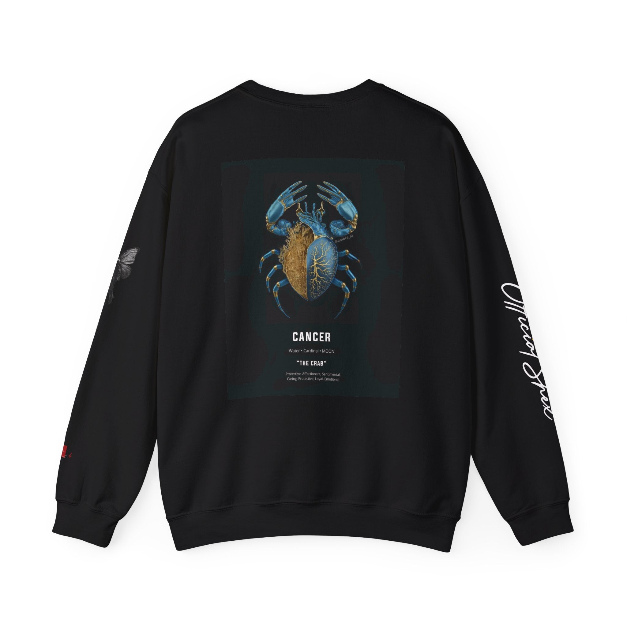 Smiley Face Crewneck Cancer Edition Sweatshirt — Zodiac Libra Graphic Pullover