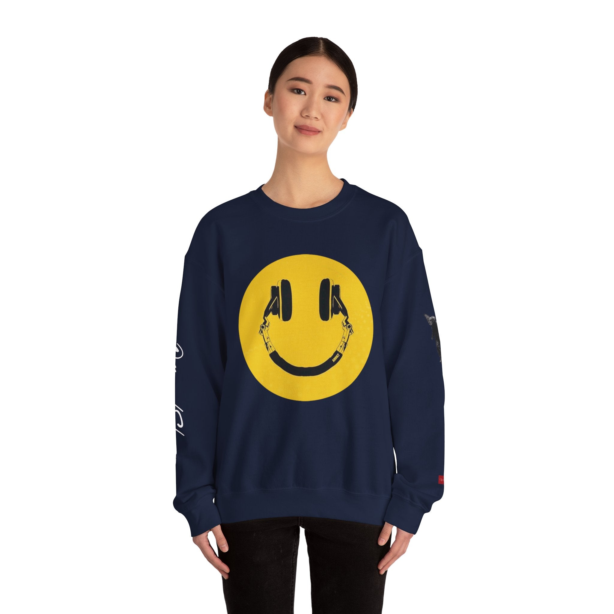 Smiley Face Crewneck Cancer Edition Sweatshirt — Zodiac Libra Graphic Pullover