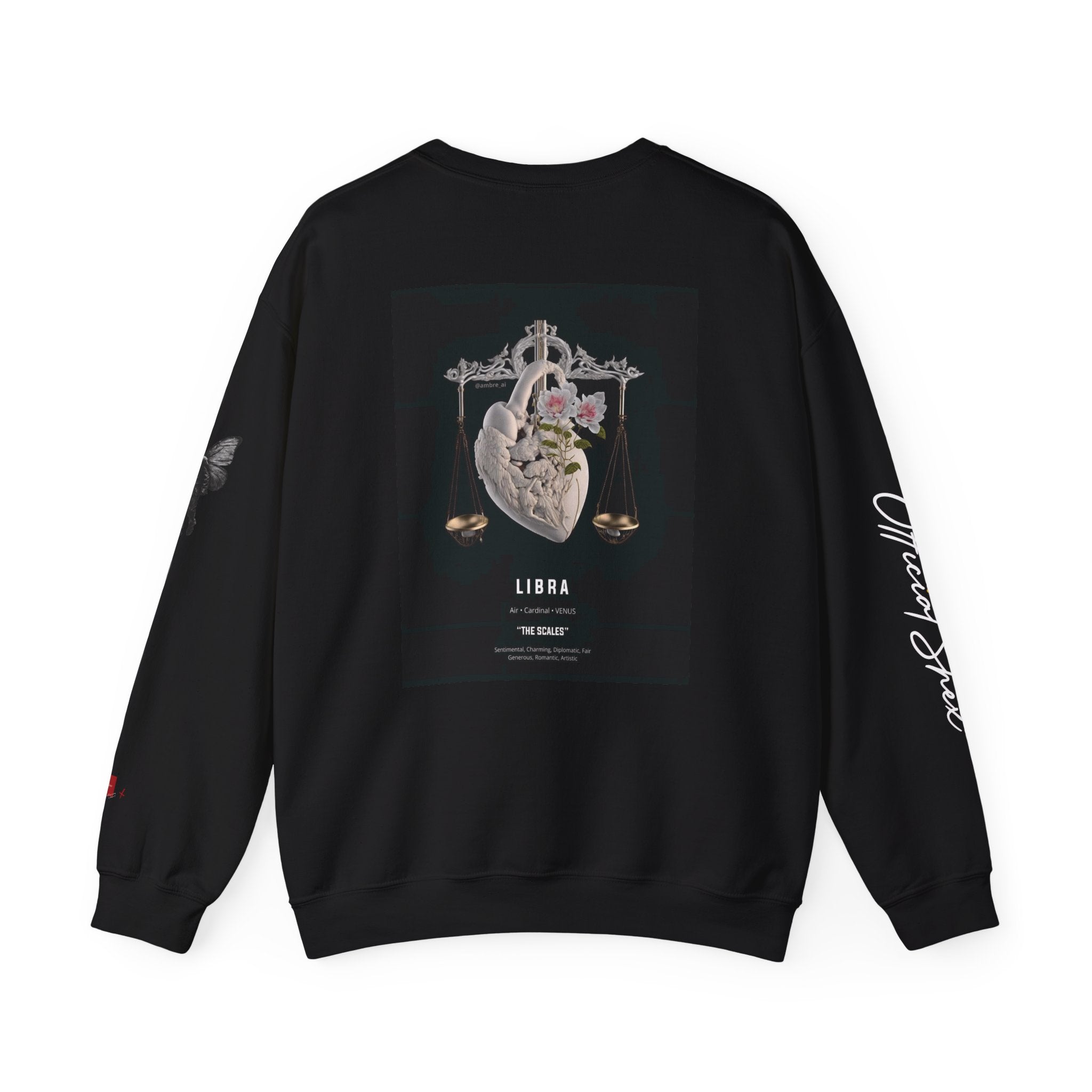 Smiley Face Crewneck Libra Edition Sweatshirt — Zodiac Libra Graphic Pullover