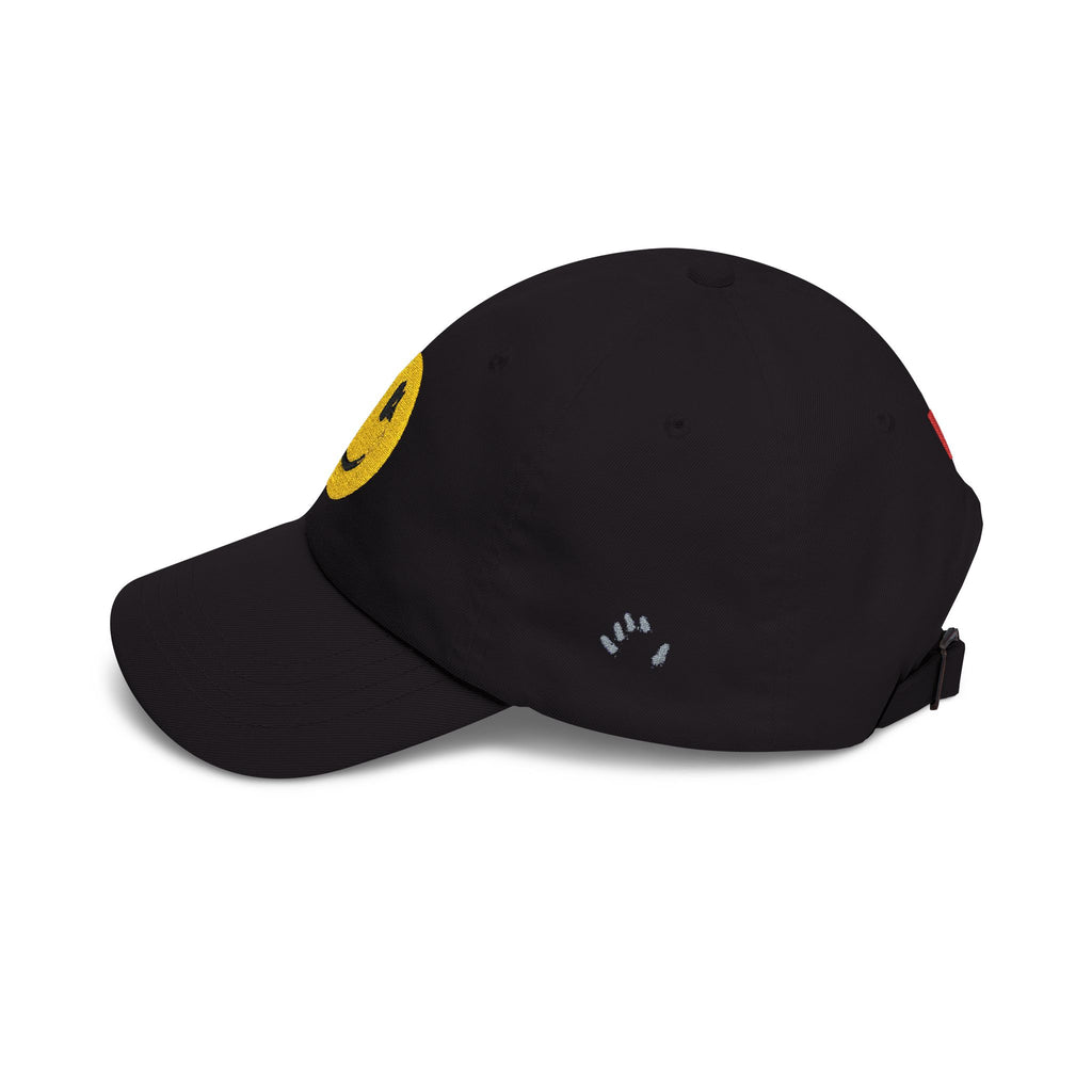 Embroidered Smiley Dad Cap – Vintage Cheer Baseball Hat