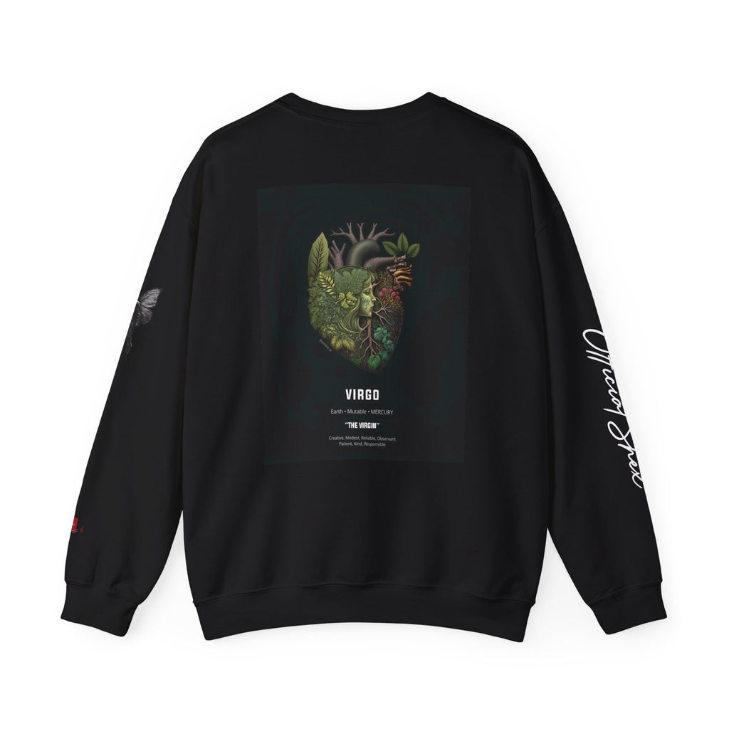 Smiley Face Crewneck Virgo Edition Sweatshirt — Zodiac Libra Graphic Pullover