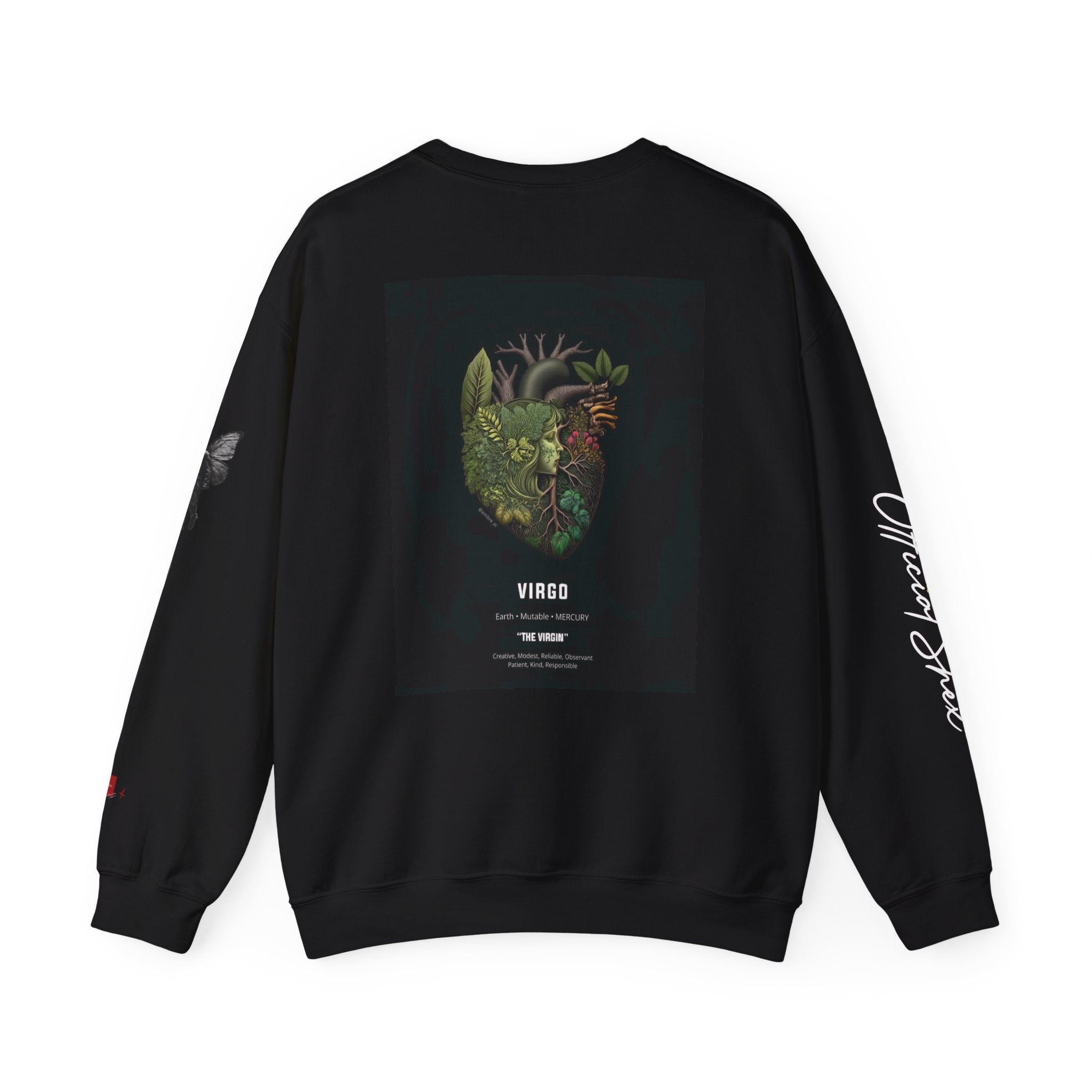 Smiley Face Crewneck Virgo Edition Sweatshirt — Zodiac Libra Graphic Pullover