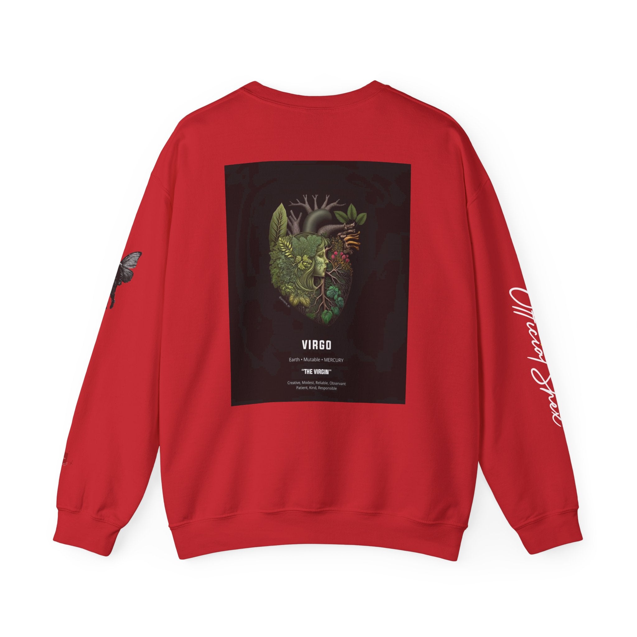 Smiley Face Crewneck Virgo Edition Sweatshirt — Zodiac Libra Graphic Pullover