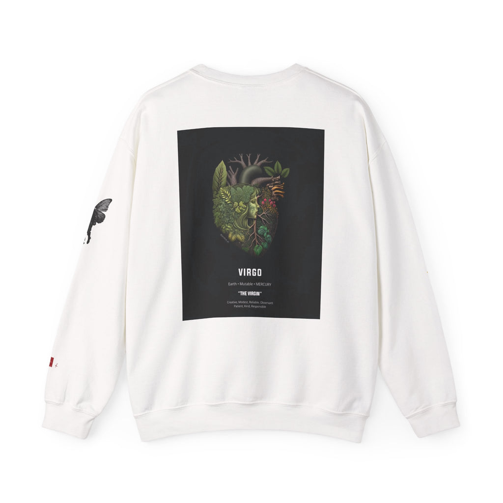 Smiley Face Crewneck Virgo Edition Sweatshirt — Zodiac Libra Graphic Pullover