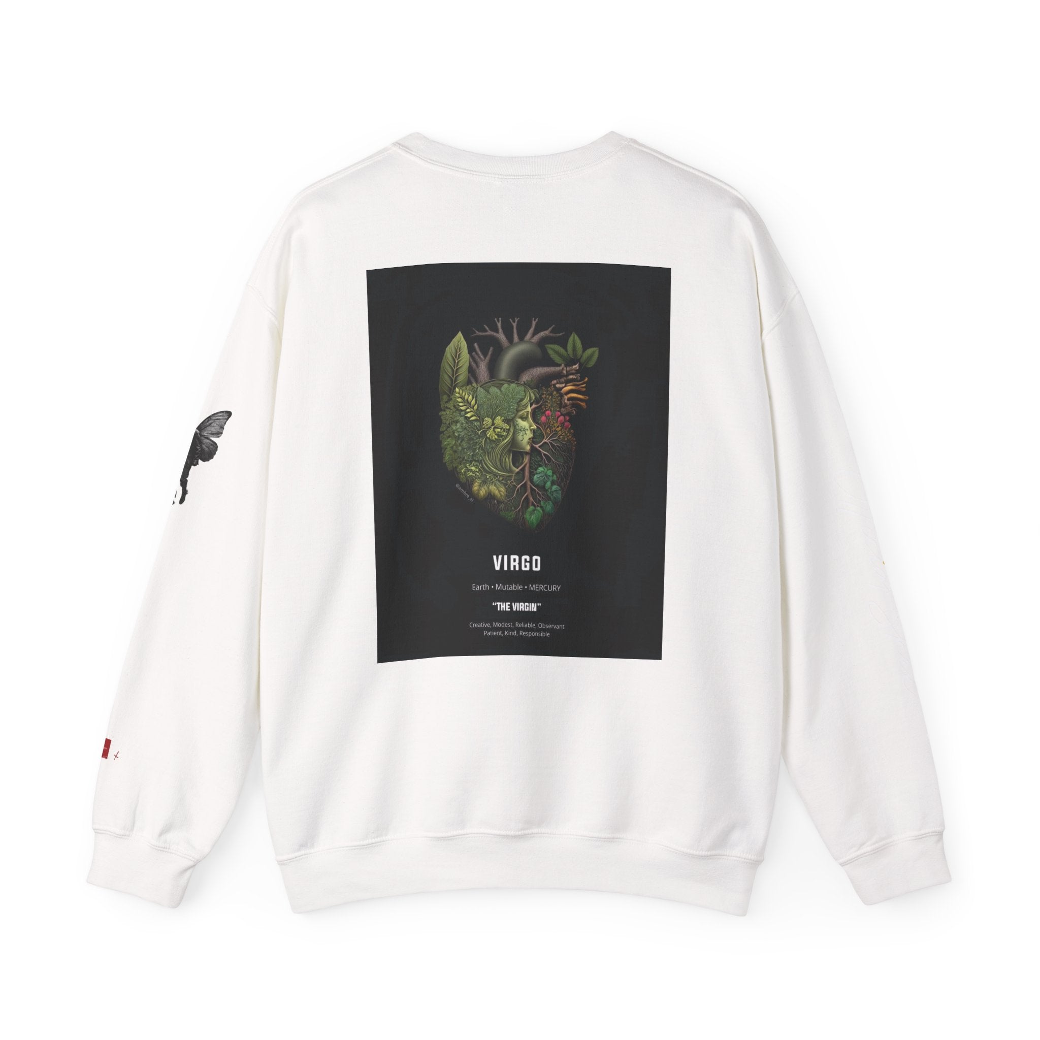 Smiley Face Crewneck Virgo Edition Sweatshirt — Zodiac Libra Graphic Pullover