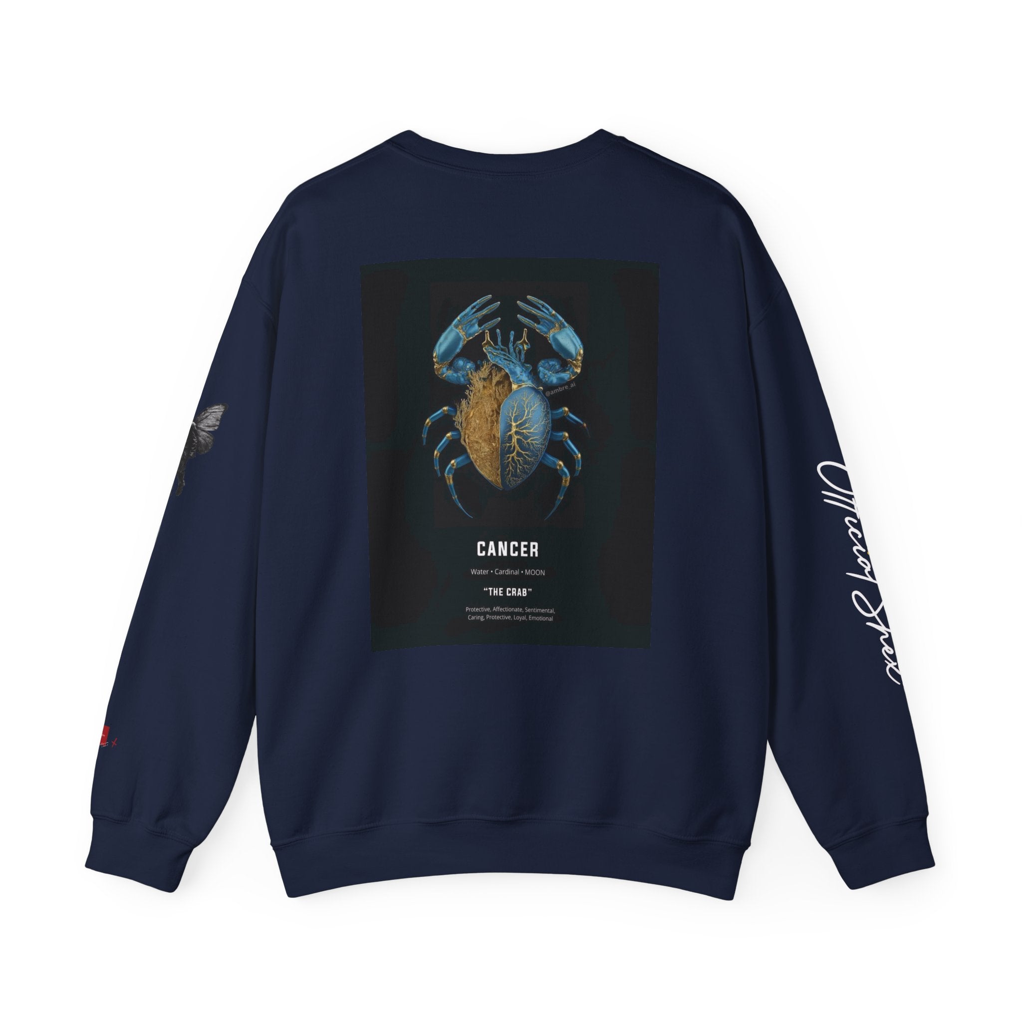 Smiley Face Crewneck Cancer Edition Sweatshirt — Zodiac Libra Graphic Pullover