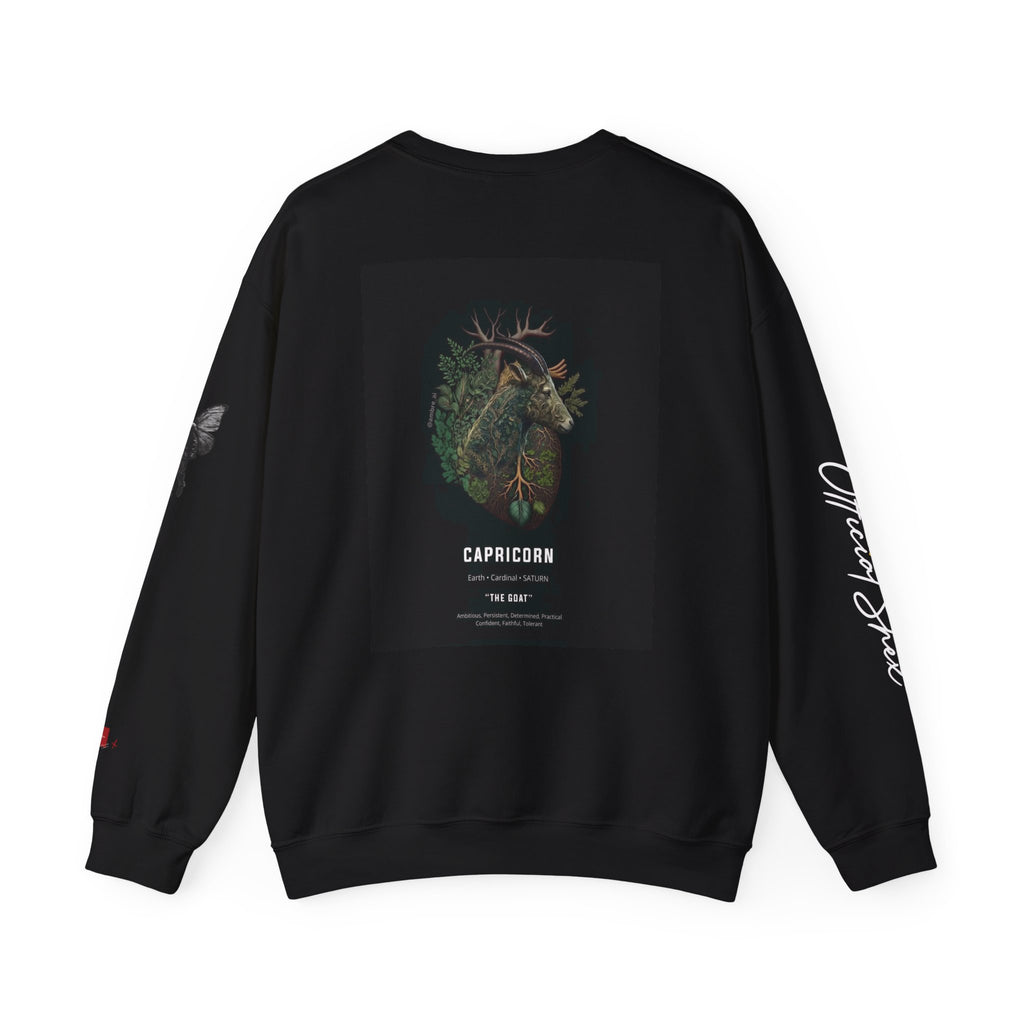 Smiley Face Crewneck Capricorn Edition Sweatshirt — Zodiac Libra Graphic Pullover