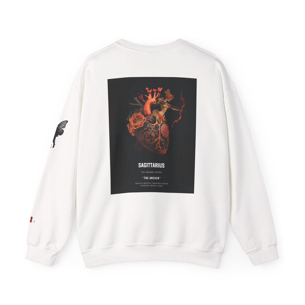 Smiley Face Crewneck Sagittarius Edition Sweatshirt — Zodiac Libra Graphic Pullover