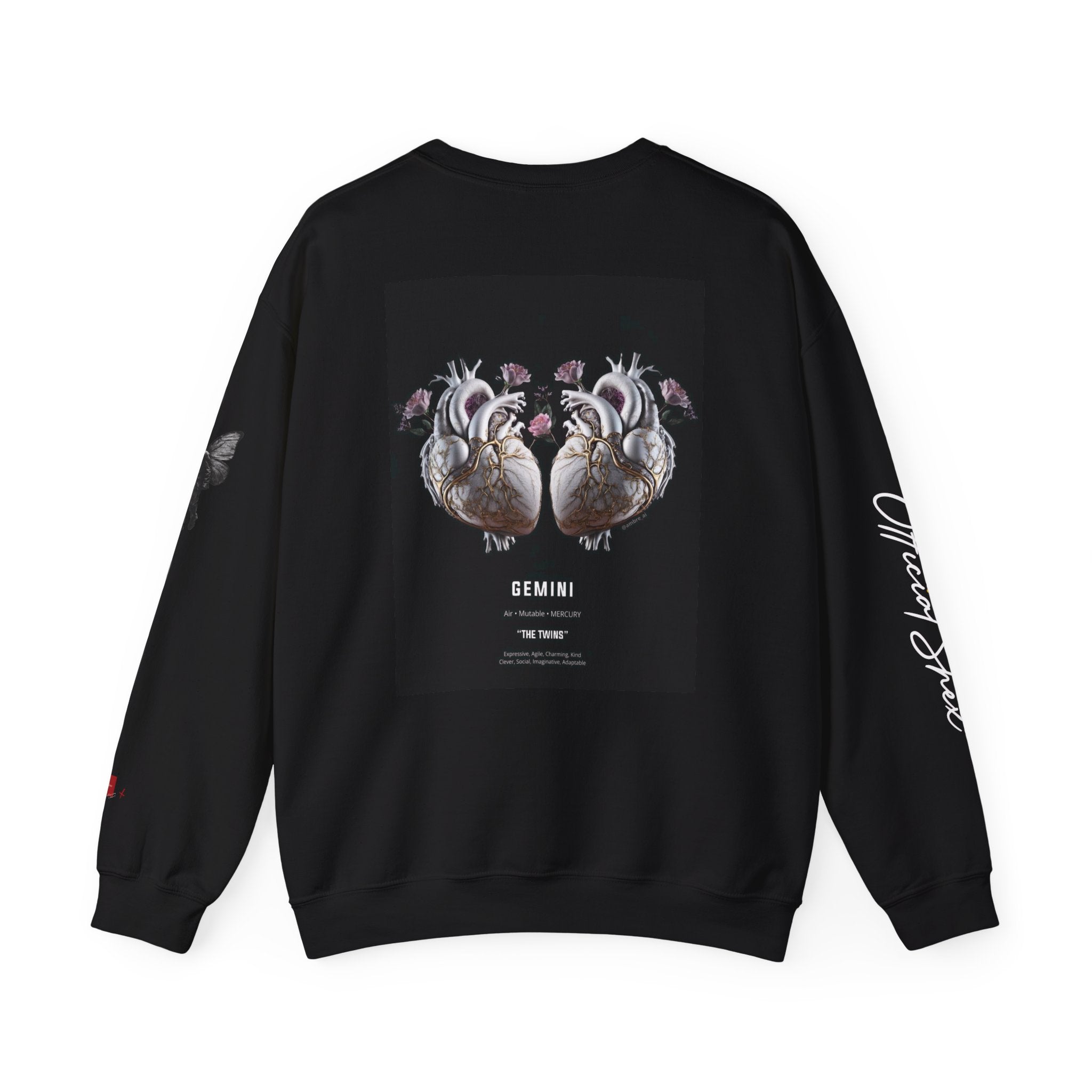 Smiley Face Crewneck Gemini Edition — Zodiac Libra Graphic Pullover