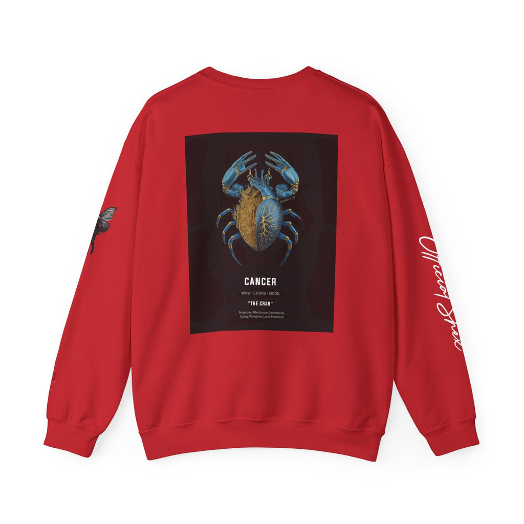 Smiley Face Crewneck Cancer Edition Sweatshirt — Zodiac Libra Graphic Pullover