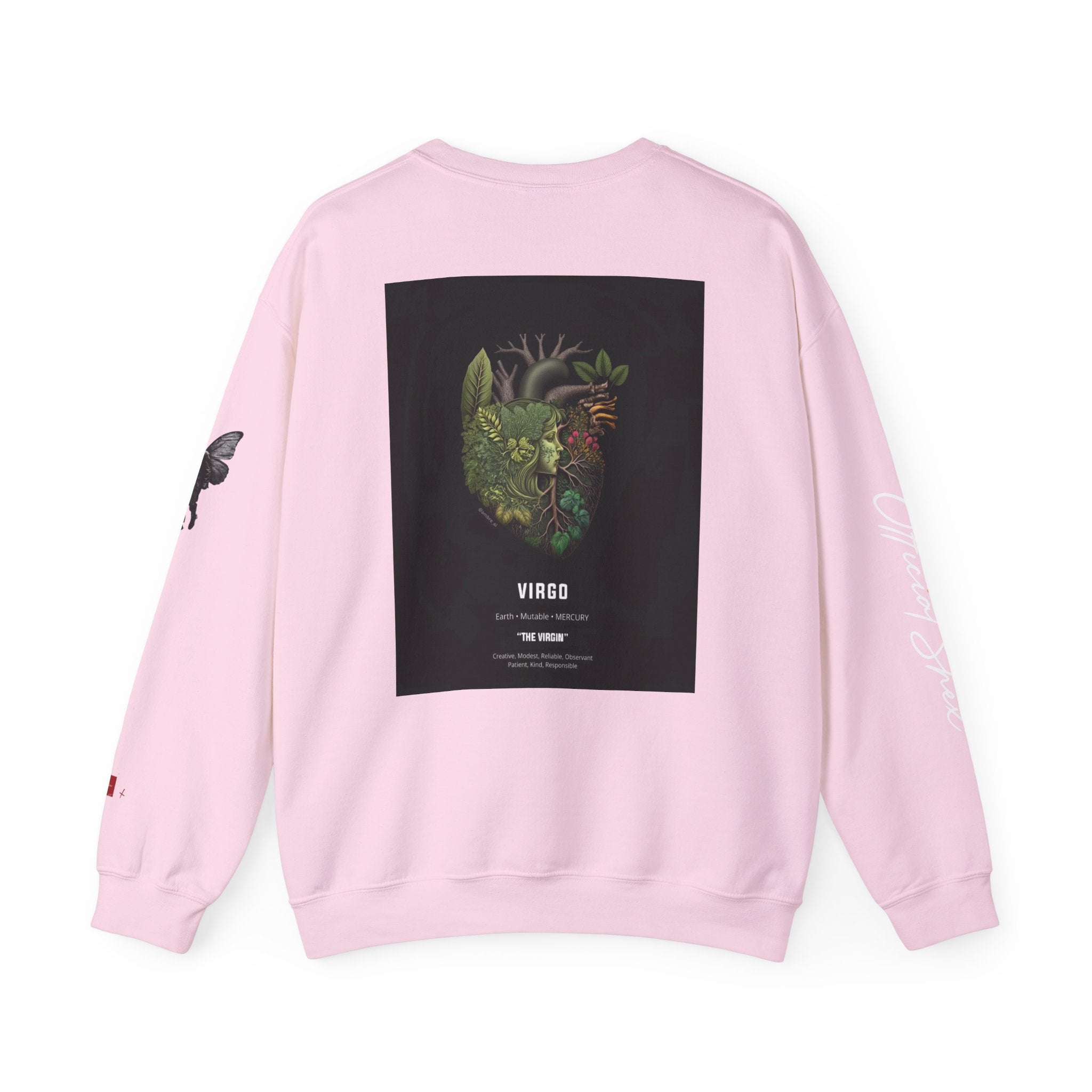 Smiley Face Crewneck Virgo Edition Sweatshirt — Zodiac Libra Graphic Pullover