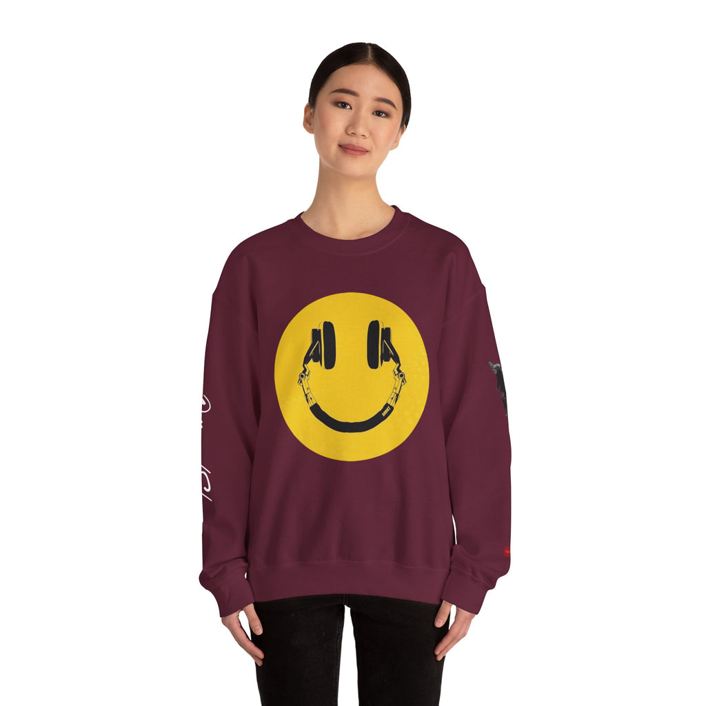 Copy of Copy of Libra Smiley Face Crewneck Sweatshirt — Zodiac Libra Graphic Pullover