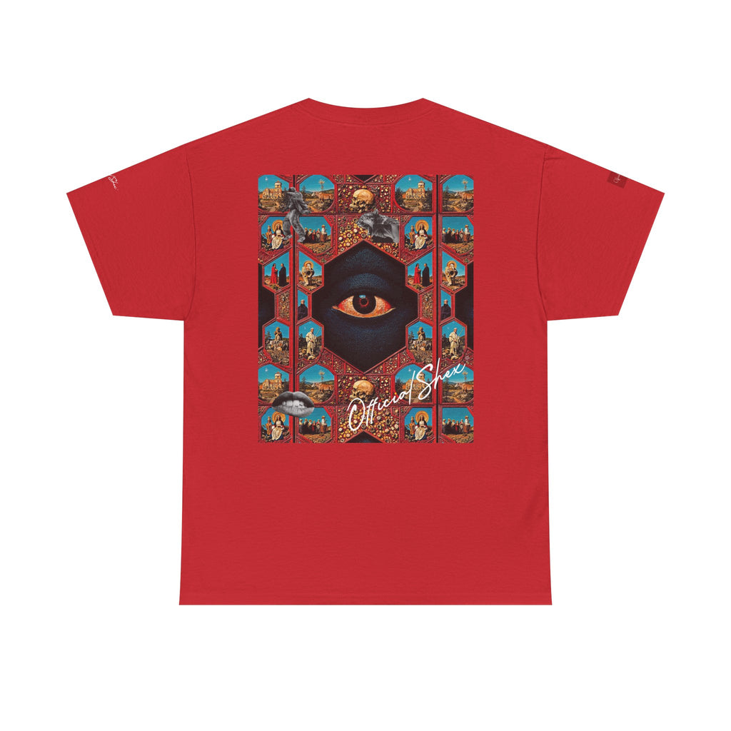 T-Shirt — Psychedelic Smiley & All-Seeing Eye Graphic Tee