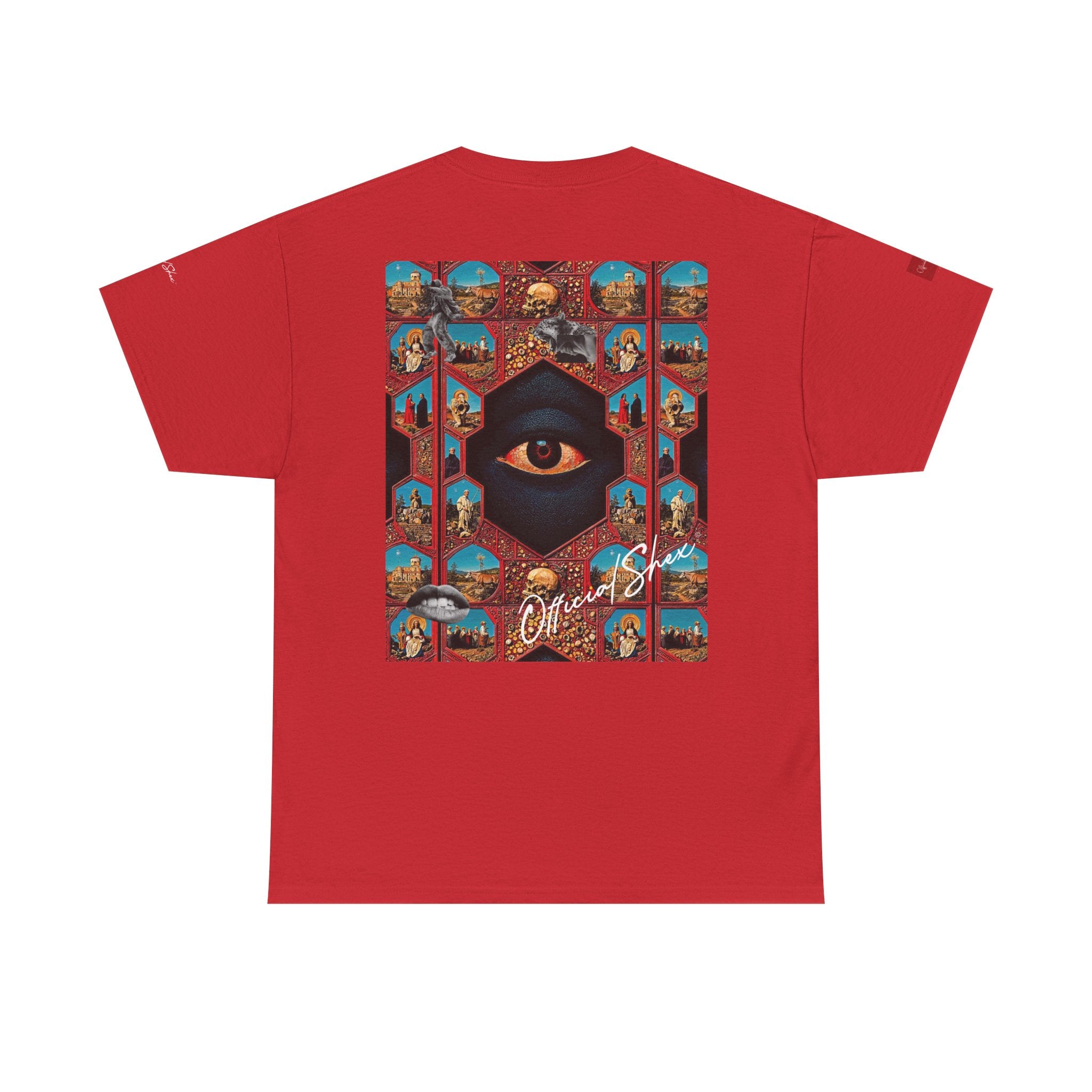 T-Shirt — Psychedelic Smiley & All-Seeing Eye Graphic Tee